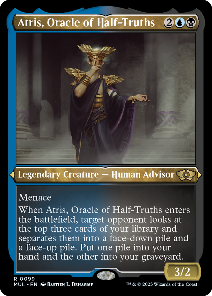 Atris, Oracle of Half-Truths (Foil Etched) [Multiverse Legends] 