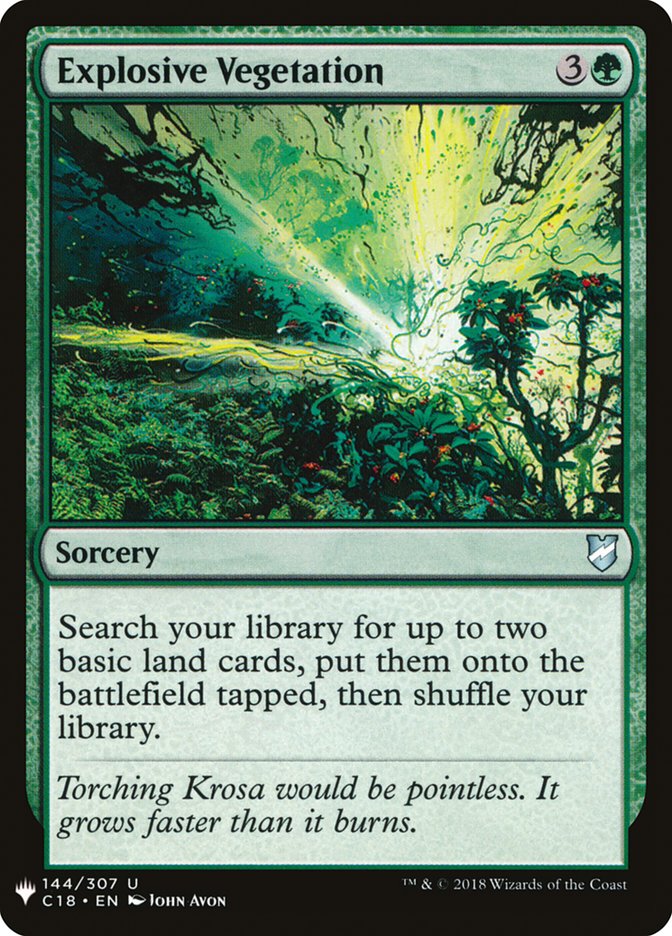 Explosive Vegetation [Mystery Booster] 