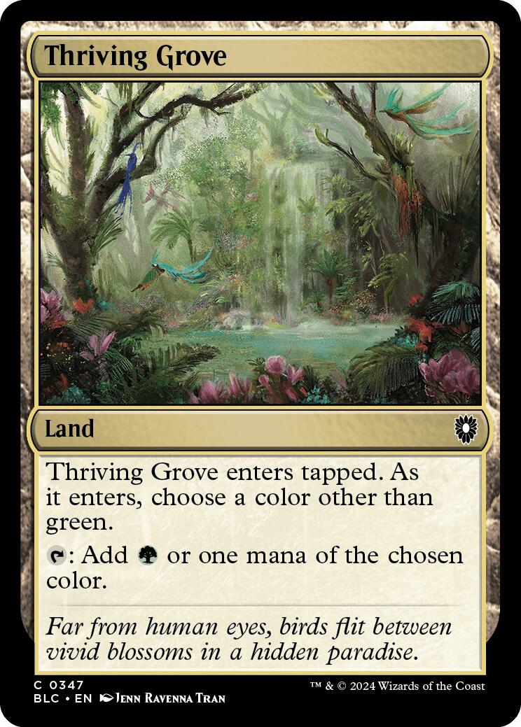 Thriving Grove [Bloomburrow Commander] 