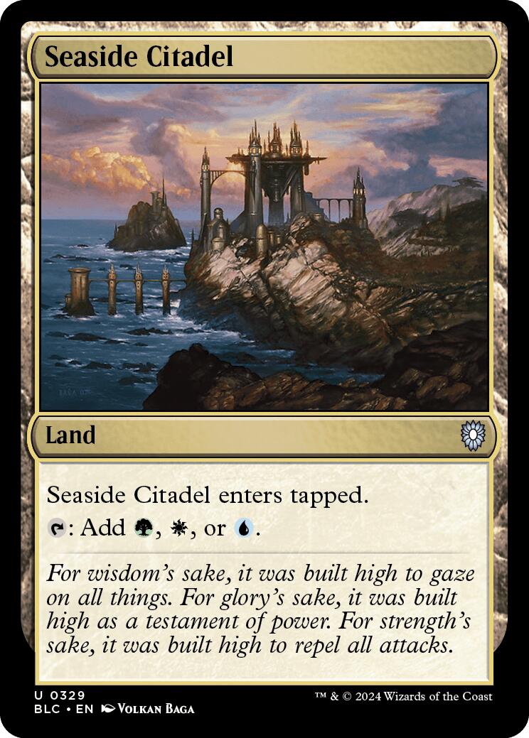 Seaside Citadel [Bloomburrow Commander] 