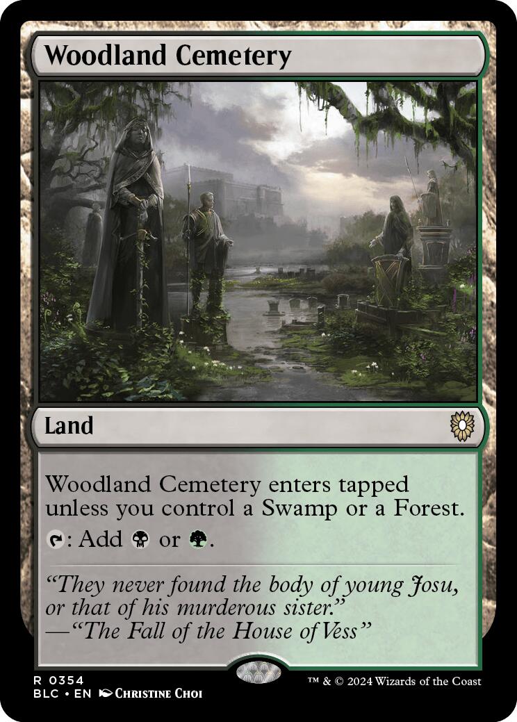 Woodland Cemetery [Bloomburrow Commander] 