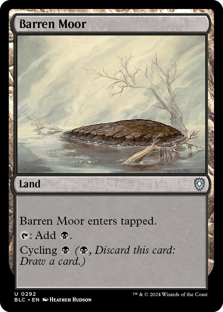 Barren Moor [Bloomburrow Commander] 