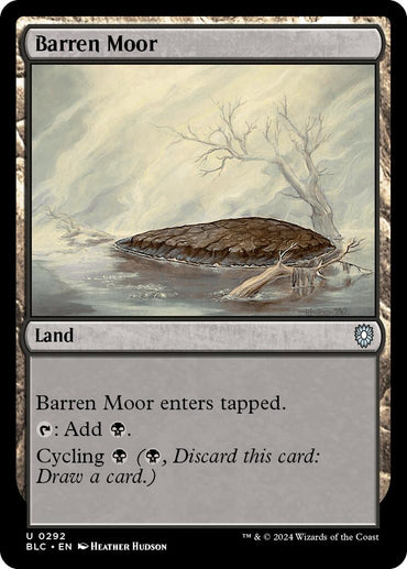 Barren Moor [Bloomburrow Commander] 