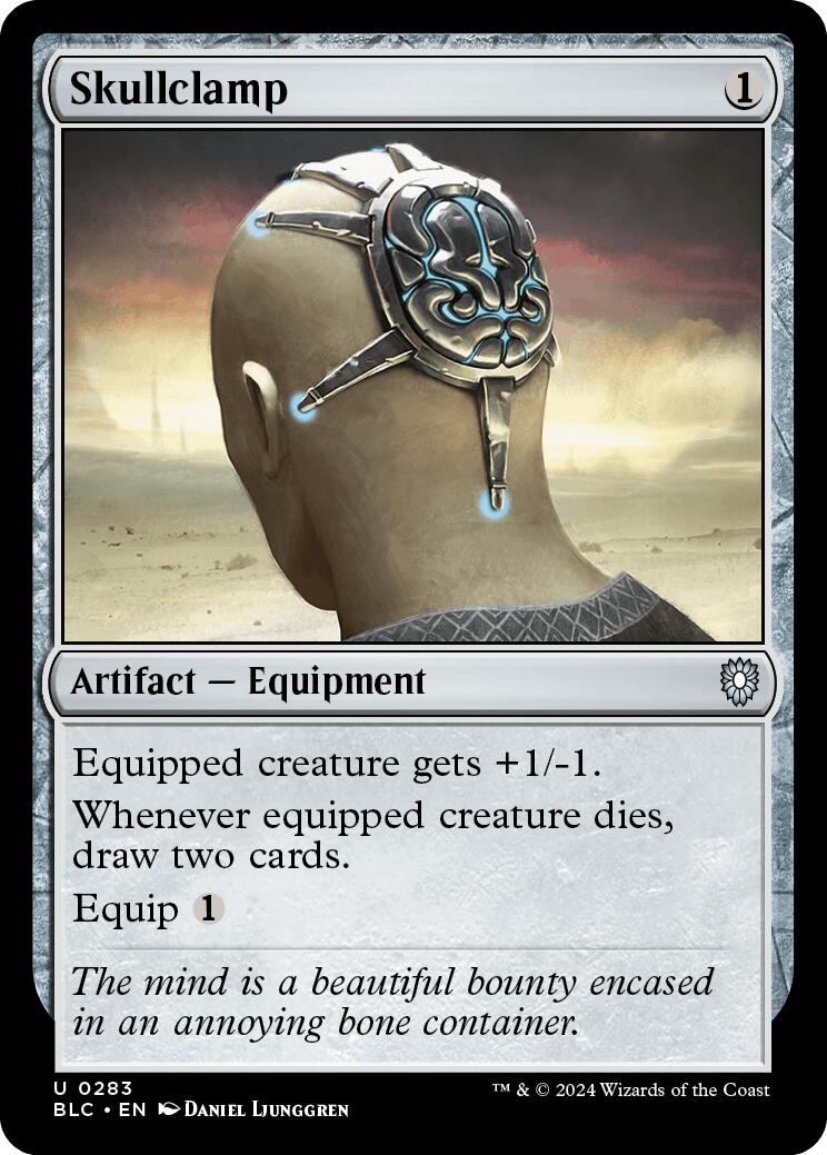 Skullclamp [Bloomburrow Commander] 