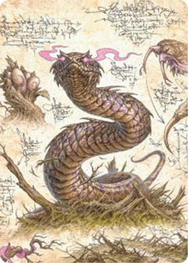 Rottenmouth Viper Art Card [Bloomburrow Art Series] 