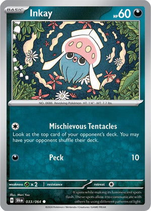 Inkay (033/064) [Scarlet &amp; Violet: Shrouded Fable] 