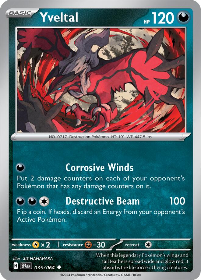 Yveltal (035/064) [Scarlet &amp; Violet: Shrouded Fable] 