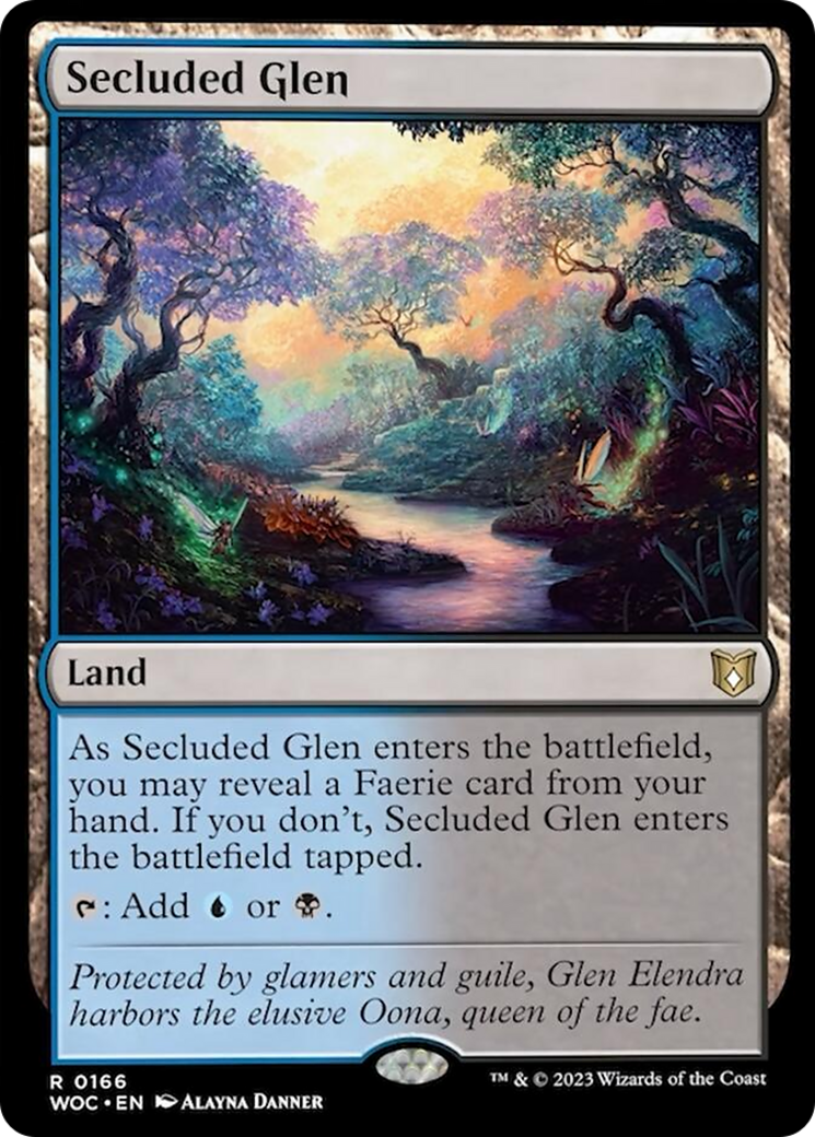 Secluded Glen [Wilds of Eldraine Commander] 