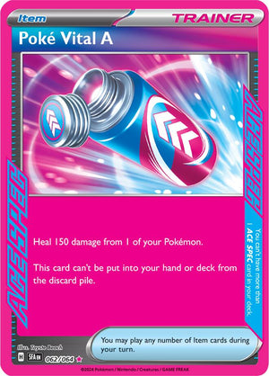 Poke Vital A (062/064) [Scarlet &amp; Violet: Shrouded Fable] 