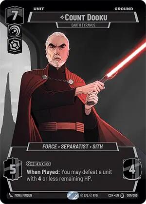 Count Dooku - Darth Tyranus (2024 Convention Exclusive) (001/006) [Miscellaneous] 