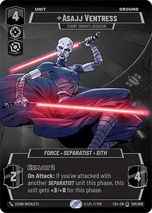 Asajj Ventress - Count Dooku's Assassin (2024 Convention Exclusive) (005/006) [Miscellaneous] 