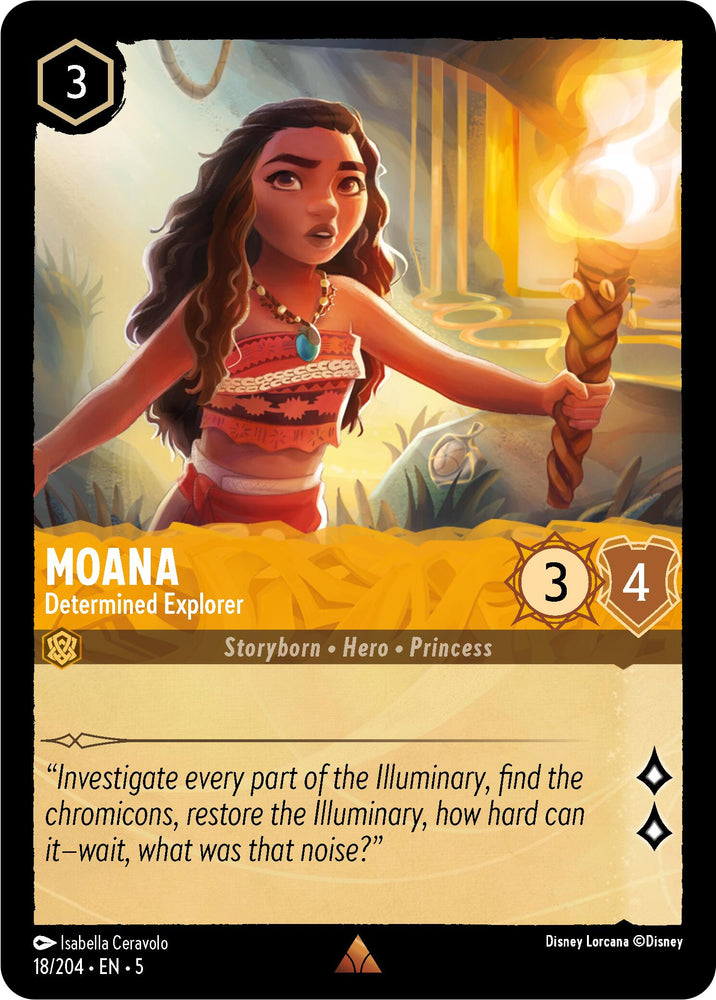 Moana - Determined Explorer (18/204) [Shimmering Skies] 