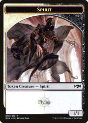 Bat // Spirit (010) Double-Sided Token [Ravnica Allegiance Guild Kit Tokens] 