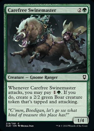 Carefree Swinemaster [Commander Legends: Battle for Baldur's Gate] 