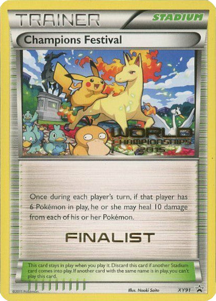 Champions Festival (XY91) (2015 Finalist) [XY: Black Star Promos] 