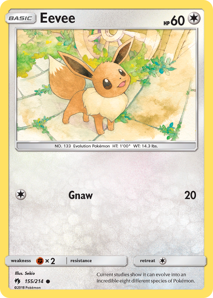 Eevee (155/214) [Sun &amp; Moon: Lost Thunder] 