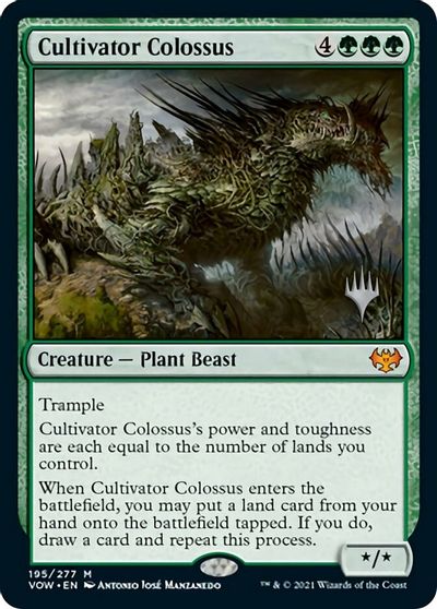 Cultivator Colossus (Promo Pack) [Innistrad: Crimson Vow Promos] 