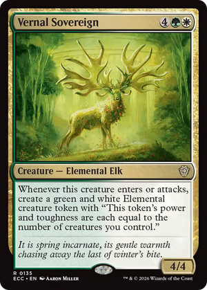 Vernal Sovereign [Lorwyn Eclipsed Commander]