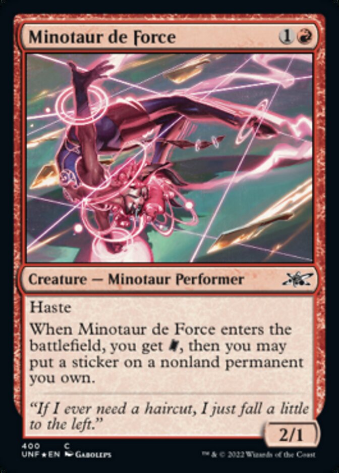 Force Minotaur (Galaxy Foil) [Unfinity] 