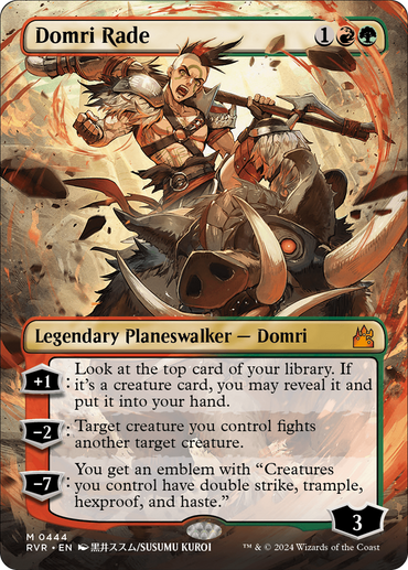 Domri Rade (Anime Borderless) [Ravnica Remastered] 