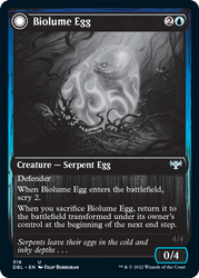 Biolume Egg // Biolume Serpent [Innistrad: Double Feature] 