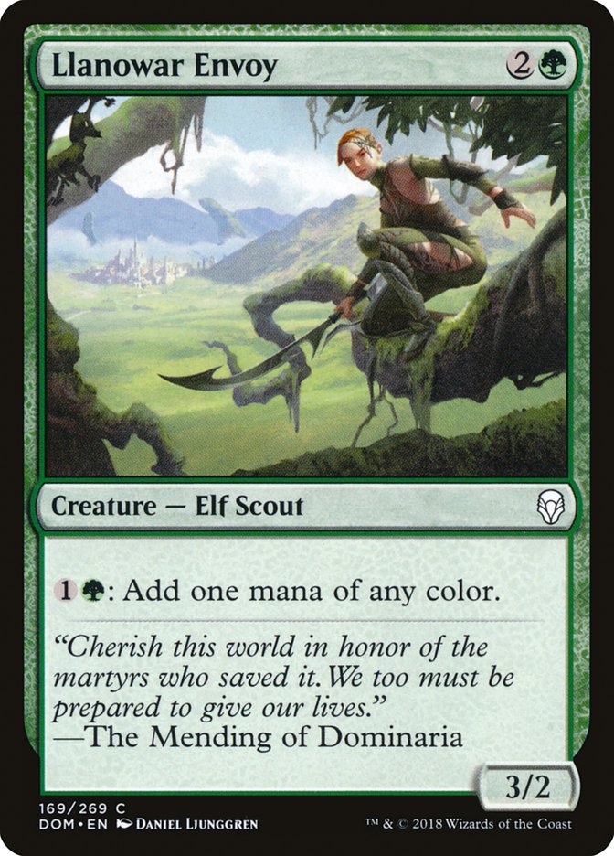 Llanowar Envoy [Dominaria] 