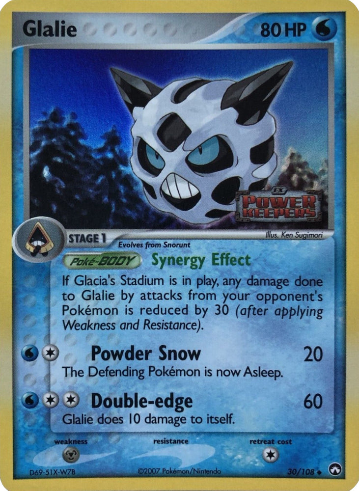 Glalie (30/108) (Stamped) [EX: Power Keepers] 