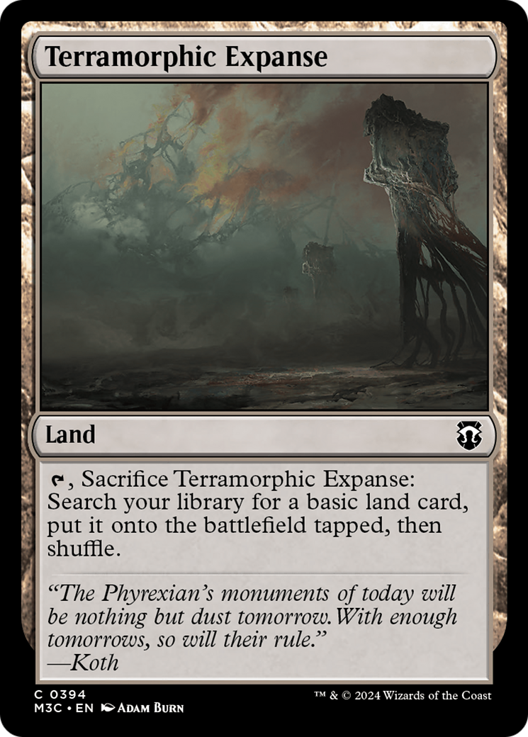 Terramorphic Expanse (Ripple Foil) [Modern Horizons 3 Commander] 