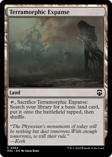 Terramorphic Expanse (Ripple Foil) [Modern Horizons 3 Commander] 