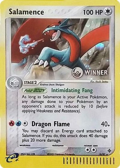 Salamence (19/97) (Winner) [League &amp; Championship Cards] 