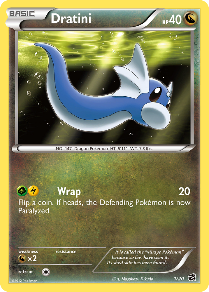 Dratini (1/20) [Black & White: Dragon Vault]