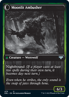 Oakshade Stalker // Moonlit Ambusher [Innistrad: Double Feature] 