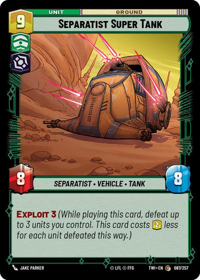 Separatist Super Tank (087/257) (087/257) [Twilight of the Republic]