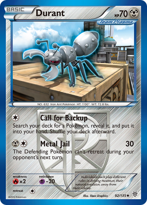Durant (92/135) [Black &amp; White: Plasma Storm] 