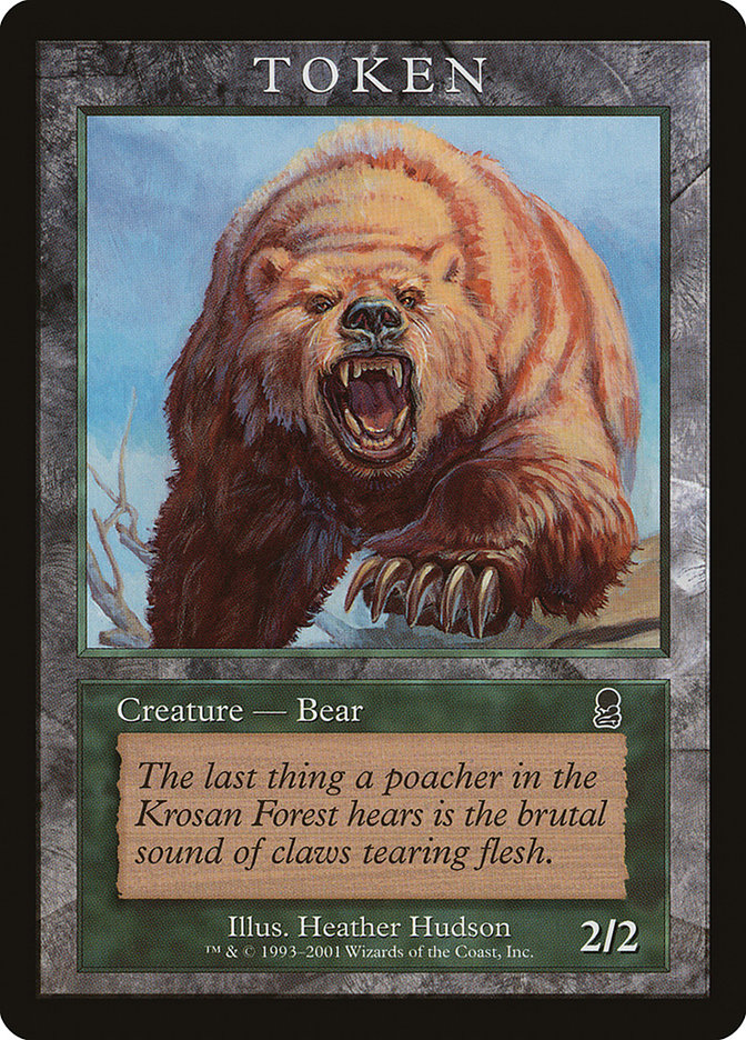 Bear Token [Magic Player Rewards 2001] 