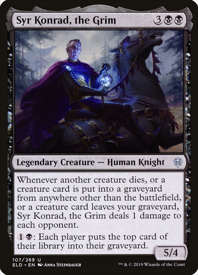 Syr Konrad, the Grim [Throne of Eldraine] 