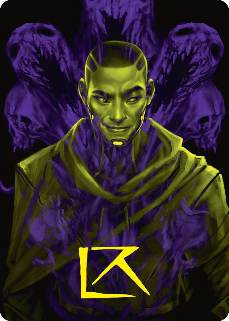 Kaito, Bane of Nightmares Art Card (Gold-Stamped Signature) [Duskmourn: House of Horror Art Series]