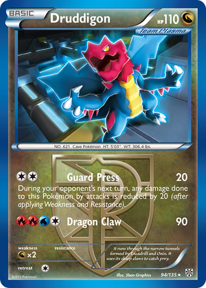 Druddigon (94/135) [Black &amp; White: Plasma Storm] 