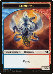 Drake // Elemental (020) Double-Sided Token [Commander 2015 Tokens]