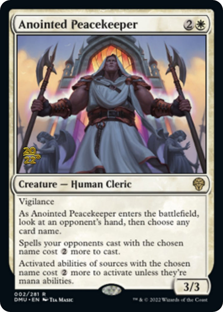 Anointed Peacekeeper [Dominaria United Prerelease Promos] 