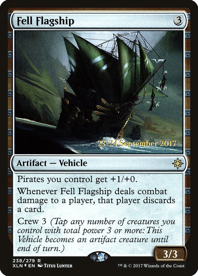 Fell Flagship [Ixalan Prerelease Promos] 