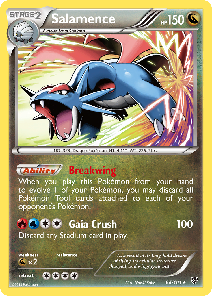 Salamence (64/101) [Black & White: Plasma Blast] 