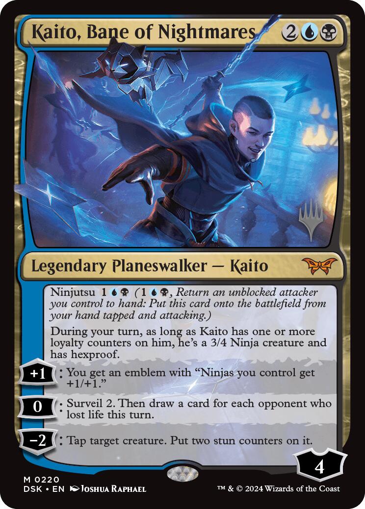 Kaito, Bane of Nightmares (Promo Pack) [Duskmourn: House of Horror Promos]