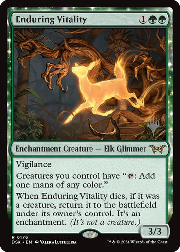 Enduring Vitality (Promo Pack) [Duskmourn: House of Horror Promos]