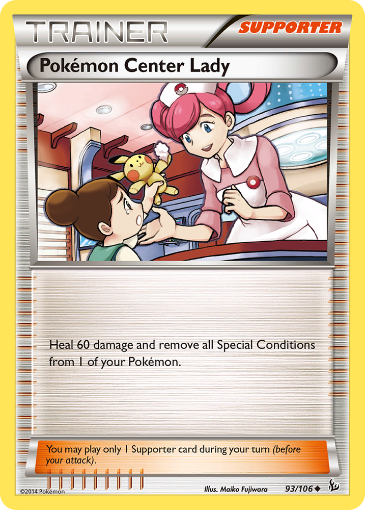 Pokemon Center Lady (93/106) [XY: Flashfire] 