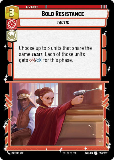 Bold Resistance (153/257) (153/257) [Twilight of the Republic]