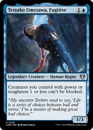 Tetsuko Umezawa, Fugitive [Commander Masters] 