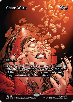 Chaos Warp (Borderless) [Marvel Universe: Eternal-Legal]