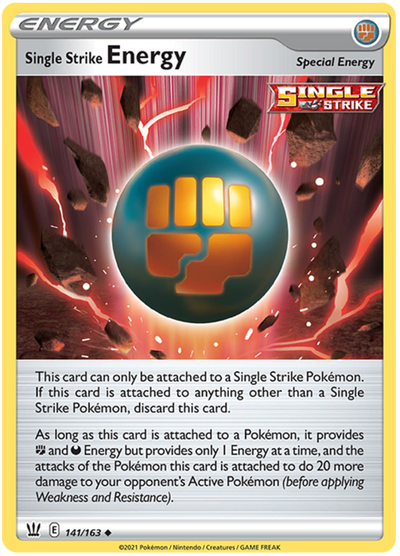 Single Strike Energy (141/163) [Sword &amp; Shield: Battle Styles] 