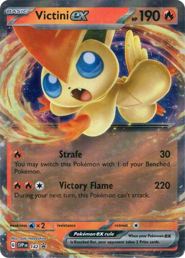 Victini ex (SVP142) [Scarlet & Violet: Black Star Promos]